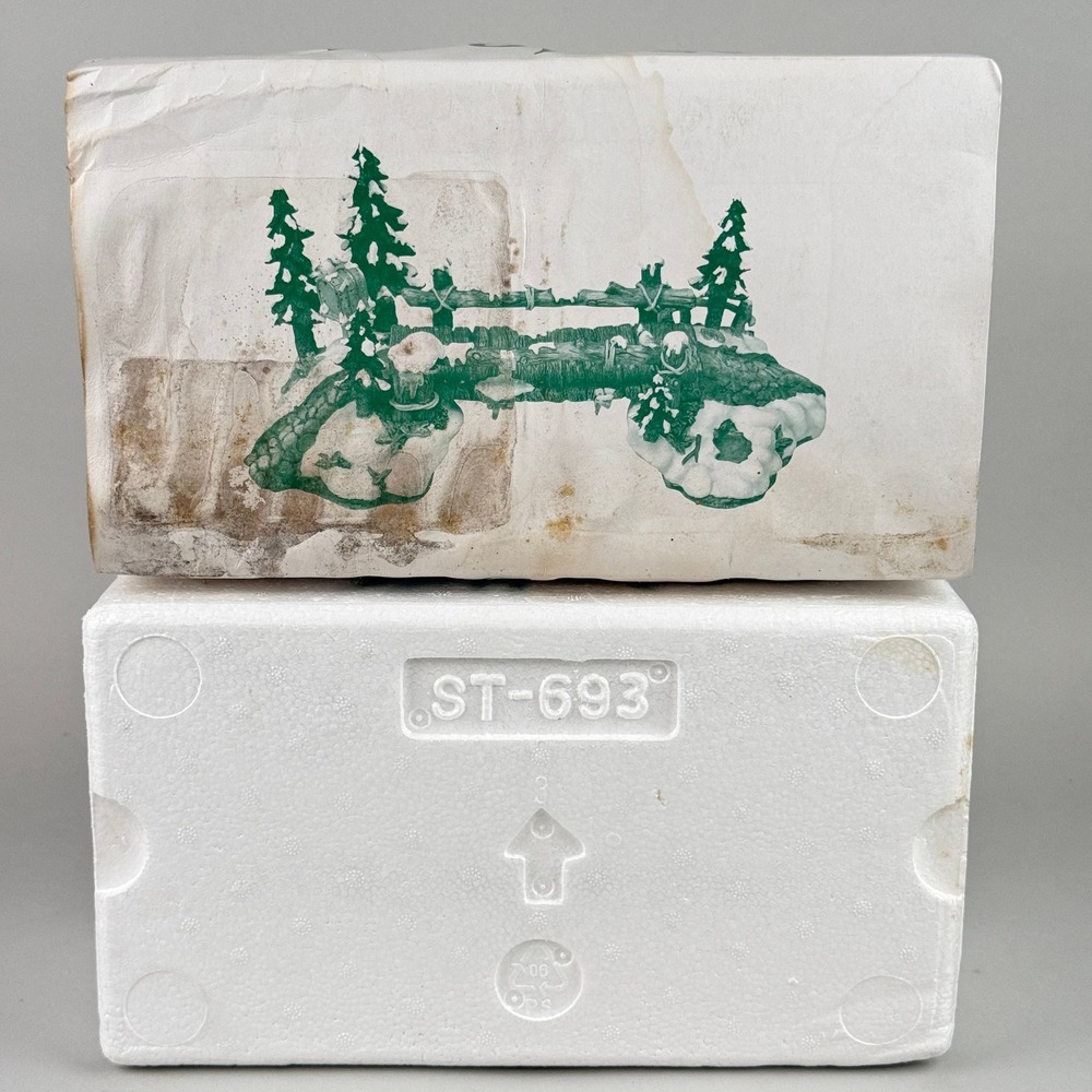 Department 56 Mill Creek Wooden Bridge Snow Village Accessory‎ 52653 Vintage NOS